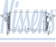 Nissens 96454 intercooler opel, opel astra j