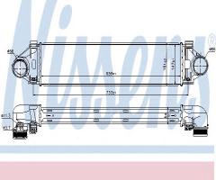 Nissens 96471 intercooler volvo