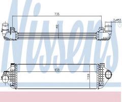Nissens 96473 intercooler volvo