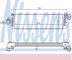 Nissens 96481 intercooler ford, ford c-max (dm2)