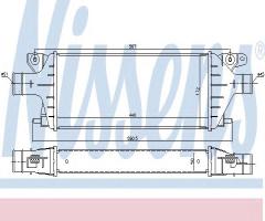 Nissens 96484 intercooler suzuki