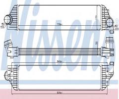 Nissens 96501 intercooler nissan