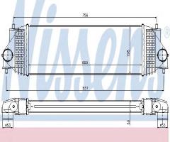 Nissens 96525 intercooler suzuki, suzuki grand vitara ii (jt)