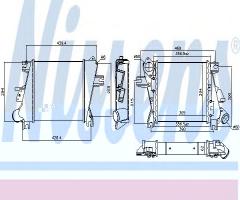 Nissens 96527 intercooler nissan