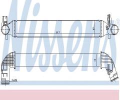 Nissens 96530 intercooler vw