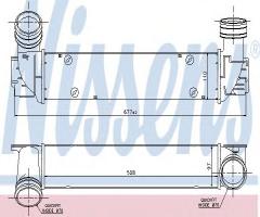 Nissens 96551 intercooler bmw