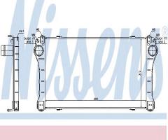 Nissens 96564 intercooler toyota