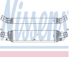 Nissens 96567 intercooler audi
