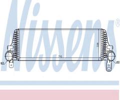 Nissens 96571 intercooler vw