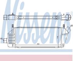 Nissens 96578 intercooler nissan