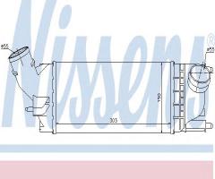 Nissens 96599 intercooler citroen