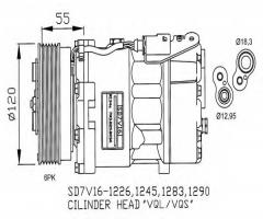 Nrf 32255g kompresor klimatyzacji seat