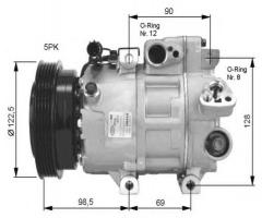 Nrf 32468g kompresor klimatyzacji hyundai, hyundai accent iii (mc), kia cee`d hatchback (ed)