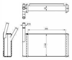 Nrf 54265 nagrzewnica land rover