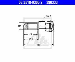 Ate 03.3518-0300 odpowietrznik ham.