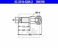 Ate 03.3518-5200 odpowietrznik ham.