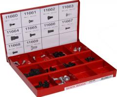 Quick brake 0004b zestaw Śrub mocowania tarczy - 58 elementów