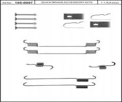 Quick brake 105-0007 sprężynki do szczęk ham. suzuki alto 09-, suzuki alto (ha25, ha35)