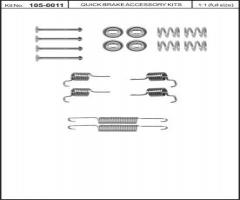Quick brake 105-0011 sprężynki do szczęk ham. toyota corolla 04-09
