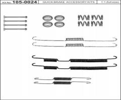 Quick brake 105-0024 sprężynki do szczęk ham. kia cerato 05-, kia cerato (ld)