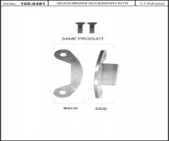 Quick brake 105-0481 sprężynki do szczęk ham. volvo, volvo 780