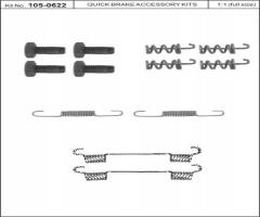 Quick brake 105-0622 sprężynki do szczęk ham. mercedes benz, mercedes-benz 190 (w201)