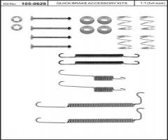 Quick brake 105-0629 sprężynki do szczęk ham. opel, opel ascona c (81_, 86_, 87_, 88_)