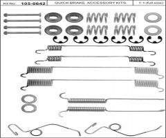 Quick brake 105-0642 sprężynki do szczęk ham. ford, ford p 100 ii
