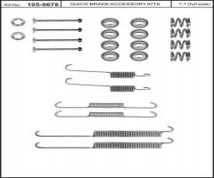 Quick brake 105-0678 sprężynki do szczęk ham. citroen, citroËn xsara (n1), dacia logan (ls_)