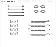 Quick brake 105-0711 sprężynki do szczęk ham. opel, opel calibra a (85_), saab 900 ii
