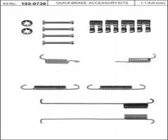 Quick brake 105-0739 sprężynki do szczęk ham. fiat punto 93-, ford fiesta iv (ja_, jb_)