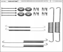 Quick brake 105-0758 sprężynki do szczęk ham. opel, isuzu trooper (ubs), opel campo (tf_)