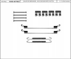 Quick brake 105-0783 sprężynki do szczęk ham. fiat, fiat punto (188), ford ka (ru8)