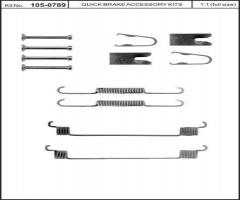 Quick brake 105-0789 sprężynki do szczęk ham. fiat, fiat brava (182), lancia musa (350)