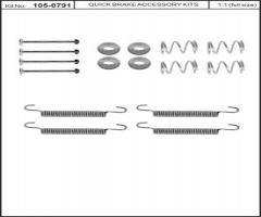Quick brake 105-0791 sprężynki do szczęk ham. opel, opel omega b kombi (21_, 22_, 23_)