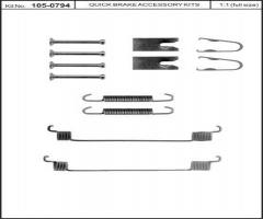 Quick brake 105-0794 sprężynki do szczęk ham. ford fiesta 00-08 (+abs), ford fiesta iv (ja_, jb_)