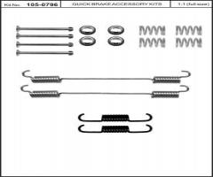 Quick brake 105-0796 sprężynki do szczęk ham. fiat doblo 01-05, fiat doblo cargo (223)