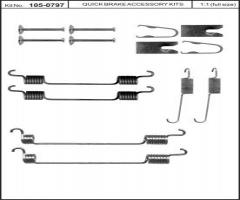 Quick brake 105-0797 sprężynki do szczęk ham. toyota carina e 96-97, toyota carina e (_t19_)