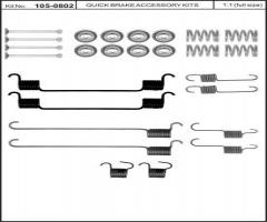 Quick brake 105-0802 sprężynki do szczęk ham. mazda, mazda demio (dw)