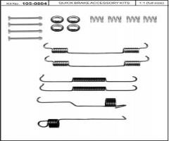 Quick brake 105-0804 sprężynki do szczęk ham. fiat, fiat siena (178_)