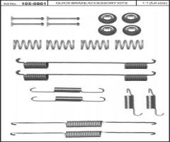 Quick brake 105-0861 sprężynki do szczęk ham. chrysler voyager, chrysler grand voyager v (rt)