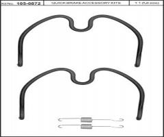 Quick brake 105-0872 sprężynki do szczęk ham. opel agila 00-, opel agila (a) (h00)