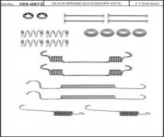 Quick brake 105-0873 sprężynki do szczęk ham. daewoo rezzo 00-, daewoo rezzo (klau)