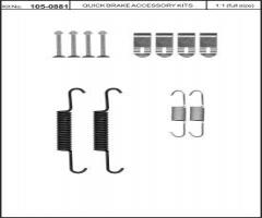 Quick brake 105-0881 sprężynki do szczęk ham. chevrolet, chevrolet captiva (c100, c140), opel antara