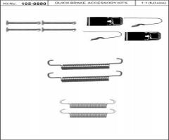 Quick brake 105-0890 sprężynki do szczęk ham. chrysler pt cruiser 00-10, chrysler pt cruiser (pt_)