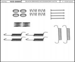 Quick brake 105-0899 sprężynki do szczęk ham. hyundai, hyundai getz (tb), kia magentis (mg)