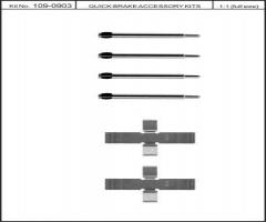 Quick brake 109-0903 zest. montażowy klocków hamulc. alfa romeo, alfa romeo 75 (162b)
