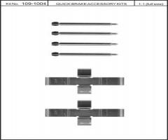 Quick brake 109-1004 zest. montażowy klocków hamulc. mercedes, mercedes-benz sedan (w123)