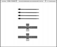 Quick brake 109-1040 zest. montażowy klocków hamulc. bmw, bmw 7 (e23), mercedes-benz klasa e (w210)