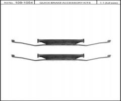Quick brake 109-1054 zest. montażowy klocków hamulc. bmw 5 e28 przód, alpina b6 (e21), bmw 5 (e28)